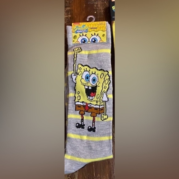 SpongeBob socks 2 pairs - Picture 2 of 3